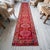 Farmhouse 1960s Vintage Hand-Knotted Colorful Runner Rug 2x13 Ft Approx For Sale - Image 3 of 16