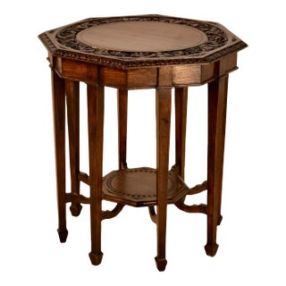 Late 19th Century Octagonal Side Table For Sale