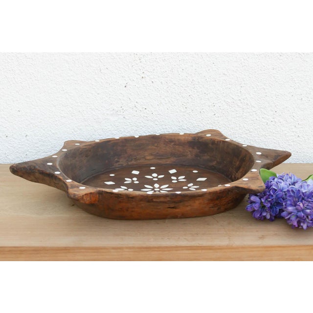 This vintage bowl is a beautiful conversation between the past and the present. The vessel itself is a vintage, hand-...