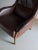 Brown Leather Lounge Chair, Netherlands, 1980s For Sale - Image 6 of 11