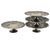 1930s English Silver-Plated Tudor Rose Pedestal Display Stands — Registered Design 7" - Set of Four For Sale - Image 4 of 18