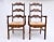 Late 20th Century European Ladder Back Folk Rush Seat Arm Chairs For Sale - Image 11 of 11