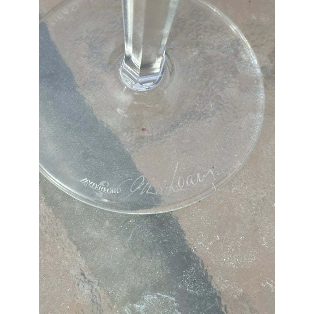 Pair of Waterford Crystal Millenium Toasting Flutes, Signed and Dated 2000 For Sale In Reno/Lake Tahoe - Image 6 of 8