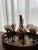 Vintage Mid Century Smoky Grey Glass Pitcher/Decanter With 6 Matching Goblets - 7 pcs For Sale In Orlando - Image 6 of 6