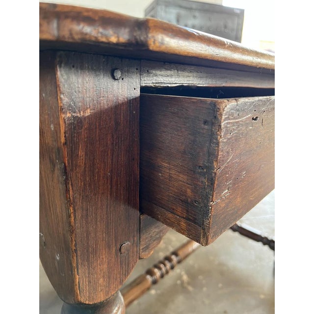 Antique French Walnut Side Table For Sale - Image 14 of 17