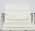 Animal Skin Mid 20th Century Authentic Charles & Ray Eames for Vitra Ea 208 White Leather Soft Pad Swivel Chair For Sale - Image 7 of 8