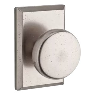 Baldwin Reserve Rustic Collection: Custom Dummy Door Hardware White Bronze For Sale