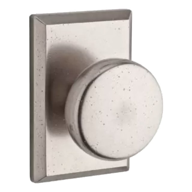 Baldwin Reserve Rustic Collection: Custom Dummy Door Hardware White Bronze For Sale