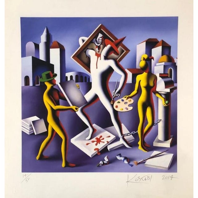貴重一点物マークコスタビ MARK KOSTABI 直筆デッサン1989① 貴重一点物マークコスタビ MARK KOSTABI 直筆デッサン1989①