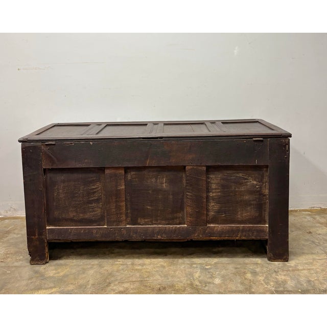 18th Century English Oak Coffer For Sale - Image 11 of 11