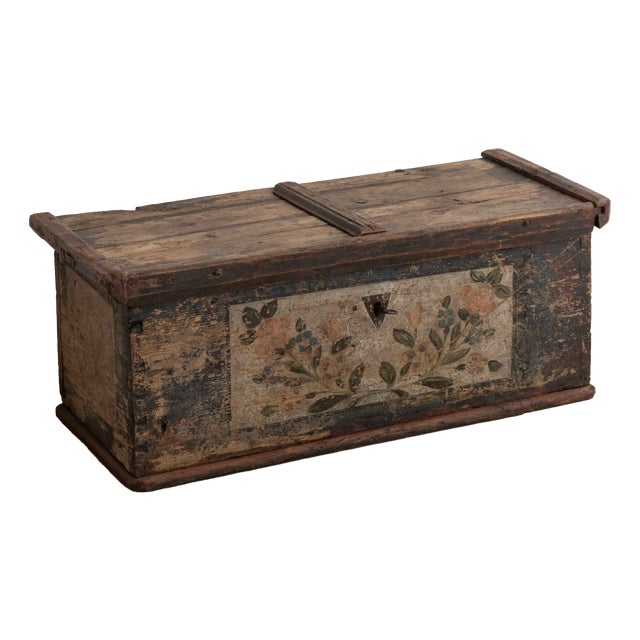 Swedish Chest in Pine, 1700s For Sale