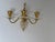 Crystal and Brass Wall Sconce with Glass by Lightolier, 1950s For Sale - Image 12 of 18