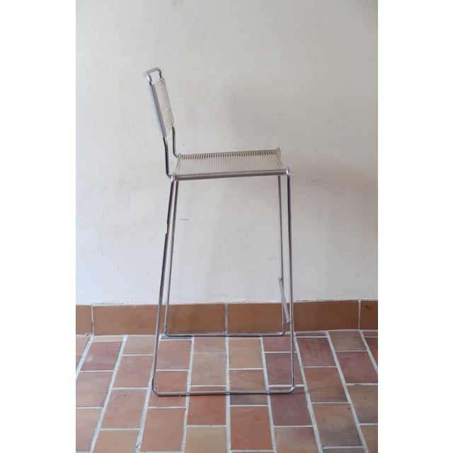 Contemporary Spaghetti Bar Stool attributed to Giandomenico Belotti for Alias, Italy, 1980s For Sale - Image 3 of 11