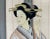 Mid 20th Century Japanese Bijin-Ga Paining, Ink on Silk, Unsigned, 20th Century For Sale - Image 5 of 12