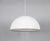 Metal Mid-Century Italian Pendant in Metal and White Acrylic Glass by Harvey Guzzini, 1970s For Sale - Image 7 of 14