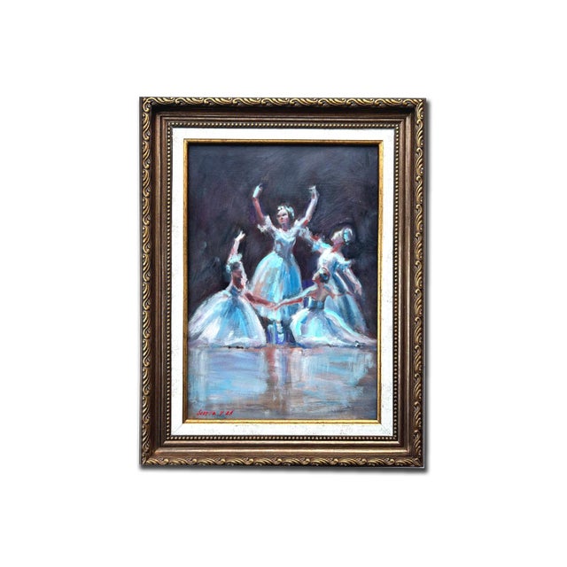 Hello, My name is Valeriya Serova, I am a professional artist. This is my original painting "ballet Pas de Quatre" -Size...