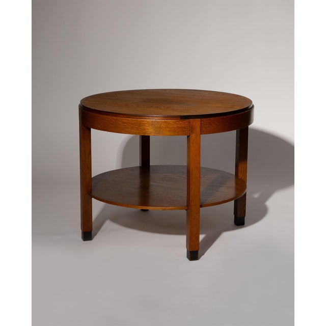 Mid-Century Modern Mi-Century Modern Amsterdam School Side Table, 1920s For Sale - Image 3 of 9
