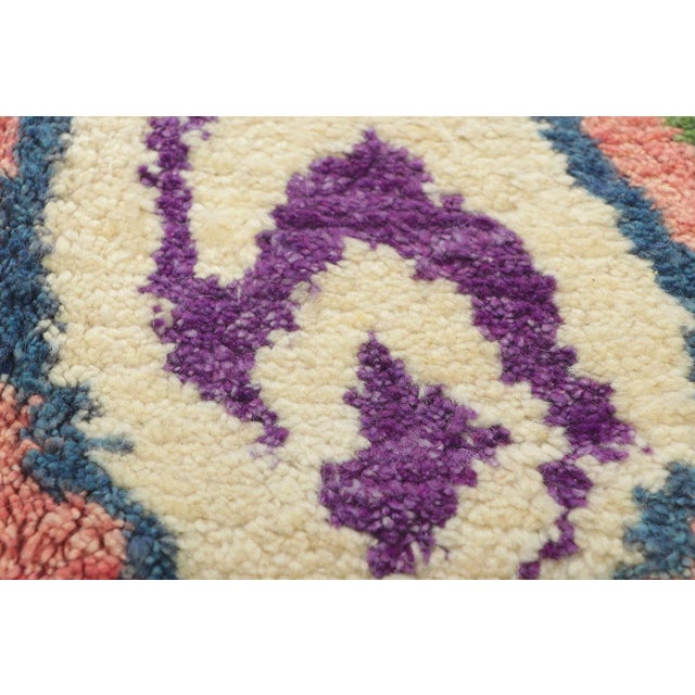 2010s Vintage Modern Moroccan Area Rug - 10'05 X 13'02 For Sale - Image 5 of 10