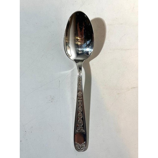 Silver-Plated Villeroy Cutlery Service from Christofle, Set of 12 For Sale - Image 4 of 7