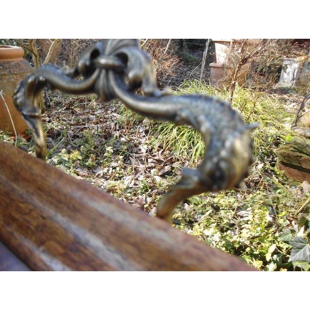 Brown Antique Historicism Side Table For Sale - Image 8 of 17