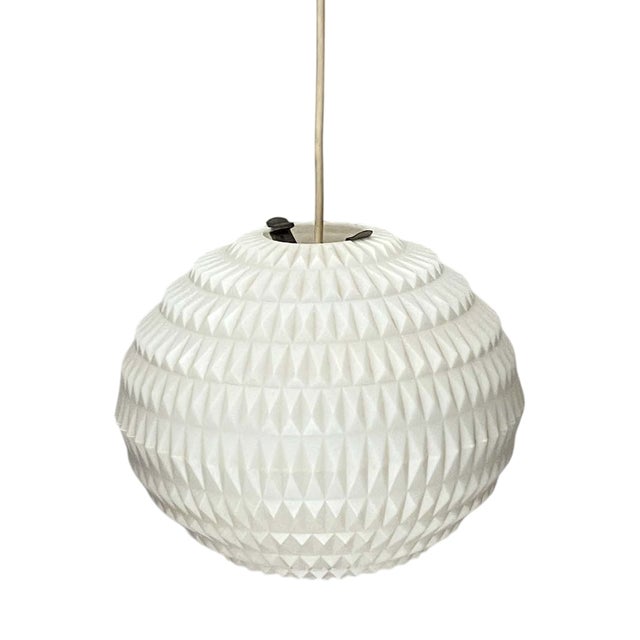 Mid-Century Modern German UFO Pendant Lamp by Aloys Ferdinand Gangkofner for Erco, 1960s For Sale