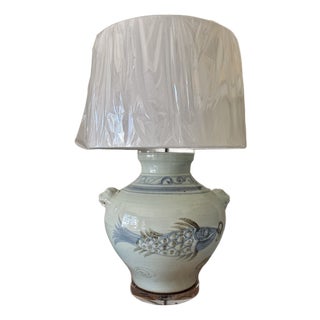 Legends of Asia Fish Jar Oversized Lamp For Sale