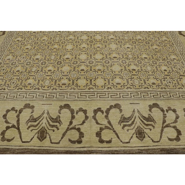 Vintage Khotan Style Rug - 09'04 X 11'11 For Sale - Image 4 of 9
