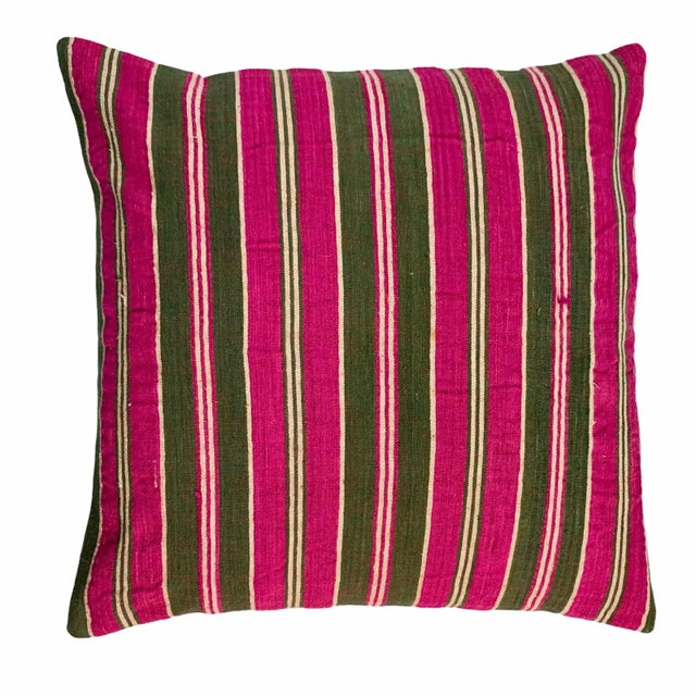 Vintage Tapis Kilim Pillow Cover For Sale - Image 10 of 10