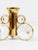 Brass and Crystals Candleholder in the style of Gaetano Sciolari from Palwa, 1970s For Sale - Image 6 of 10