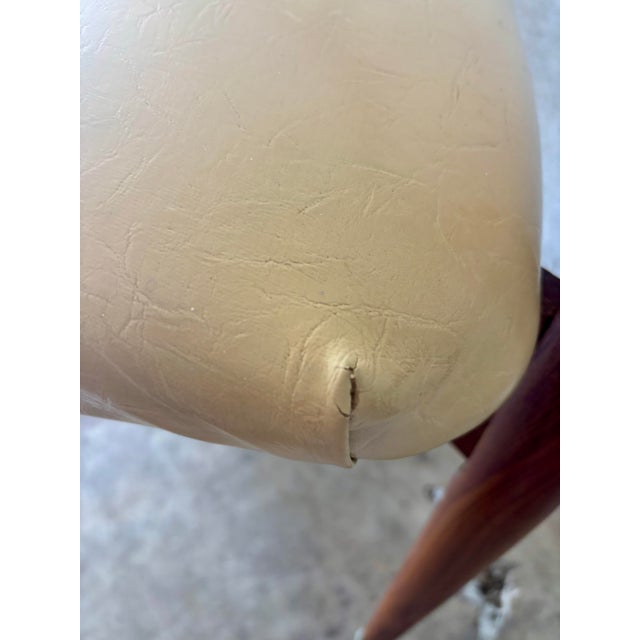 Vintage Mid-Century Modern Walnut Armchair Attributed to Laurence Peabody For Sale In Miami - Image 6 of 10