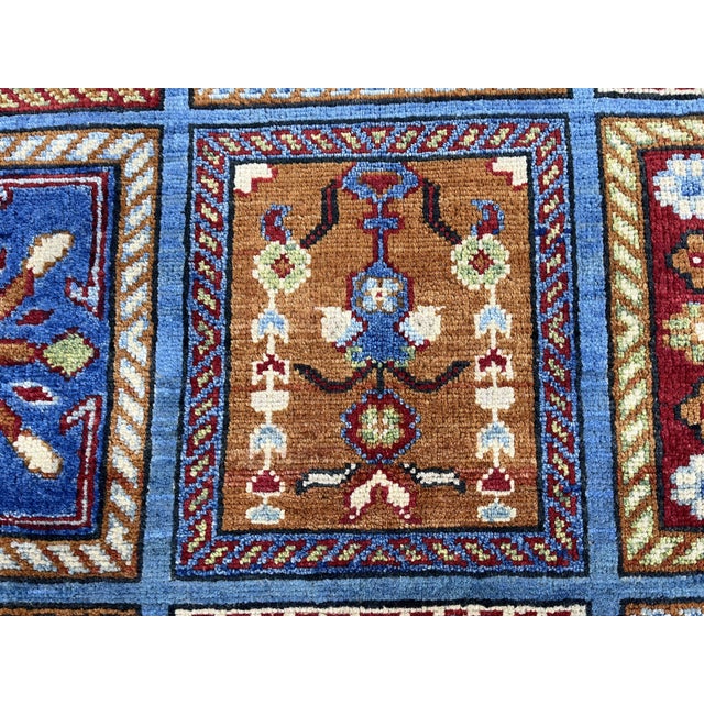 Blue Four Seasons Bakhtiari Design Wool Rug, 5' X 6'6" For Sale - Image 9 of 14