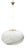 Venetian Hand-Blown Glass and Brass Pendant Light, Italy, 1970s For Sale