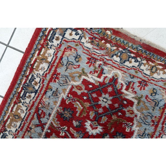 1970s, Handmade Vintage Persian Hamadan Rug 2.2' X 4.7' For Sale - Image 9 of 11