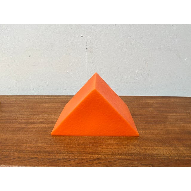 1980s Postmodern Orange Prism Shape Floor or Table Lamp from Heico, 1980s For Sale - Image 5 of 18