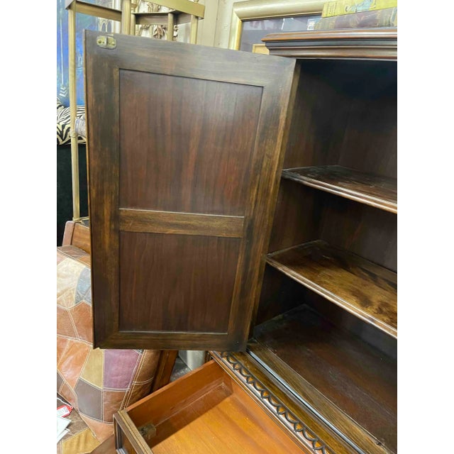 Wood Spanish Revival Cabinet Berkey & Gay For Sale - Image 7 of 7