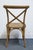 Wood Restoration Hardware Madeline Solid Oak X-Back Bentwood Dining Chair W. Caned Seat Dc017 For Sale - Image 7 of 8