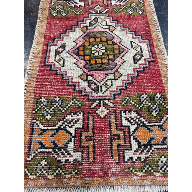 Contemporary Turkish Yastik Rug 1'9" x 3'3" For Sale - Image 3 of 5