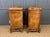 Tall Burr Walnut Pedestal Cupboards, 1910, Set of 2 For Sale - Image 4 of 18