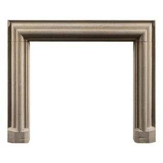 Victorian Bathstone Bolection Fireplace Surround For Sale