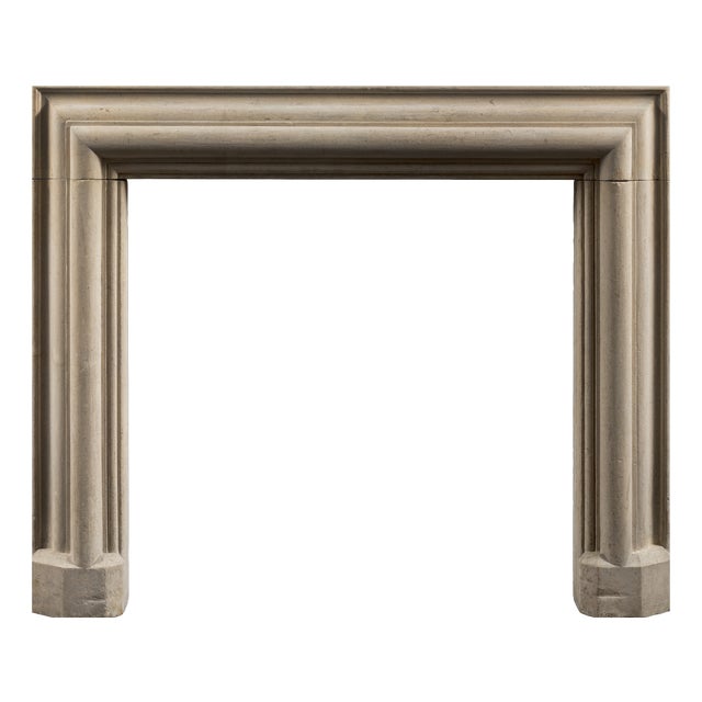 Victorian Bathstone Bolection Fireplace Surround For Sale