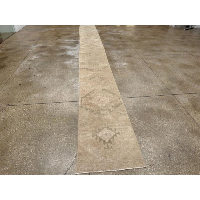 Sand Galerie Shabab Collection Turkish Anatolian Long Runner For Sale - Image 8 of 10