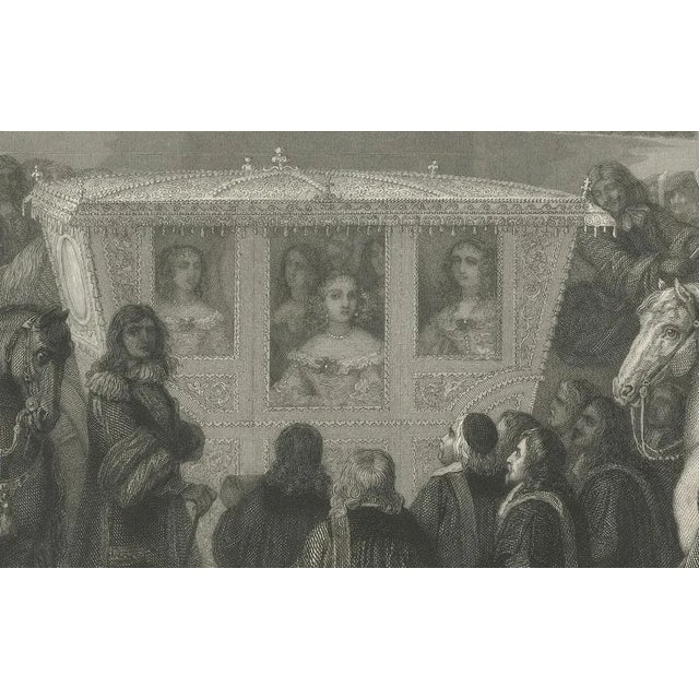 Entry of Louis XIV and Maria Theresa Into Douai, 1860, Paper For Sale - Image 4 of 7