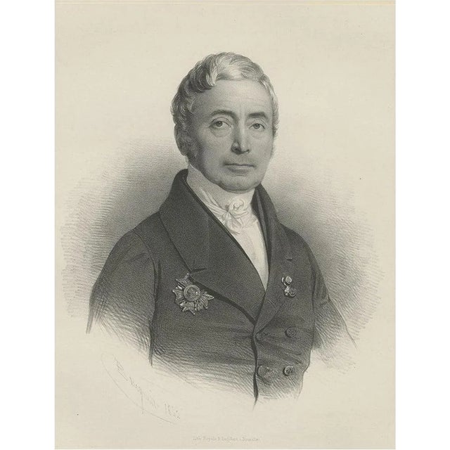 Dutch or Belgium Figure, 1850, Paper For Sale