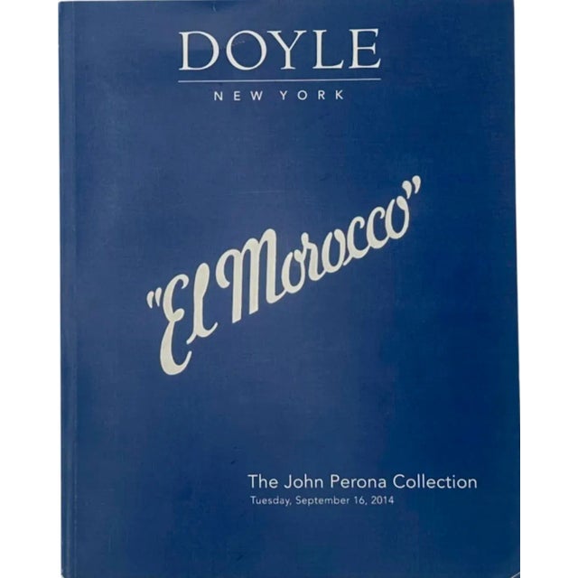 Paper El Morocco: The John Perona Collection Catalogue Booklet Doyle Auction Nyc For Sale - Image 7 of 13