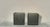 Handmade original (Canadian artist) Martha Sturdy vases made in Canada in the 1980s. Set of two matching cubic form,...