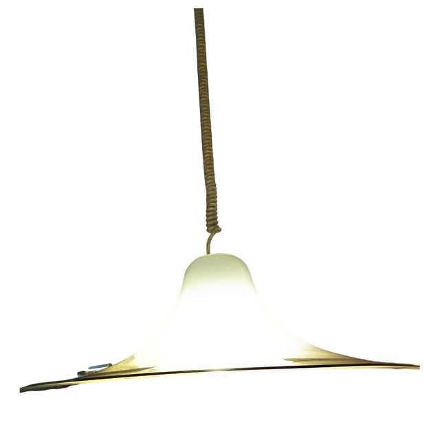 Murano Glass Pendant Lamp by Renato Toso for Leucos, 1970s For Sale