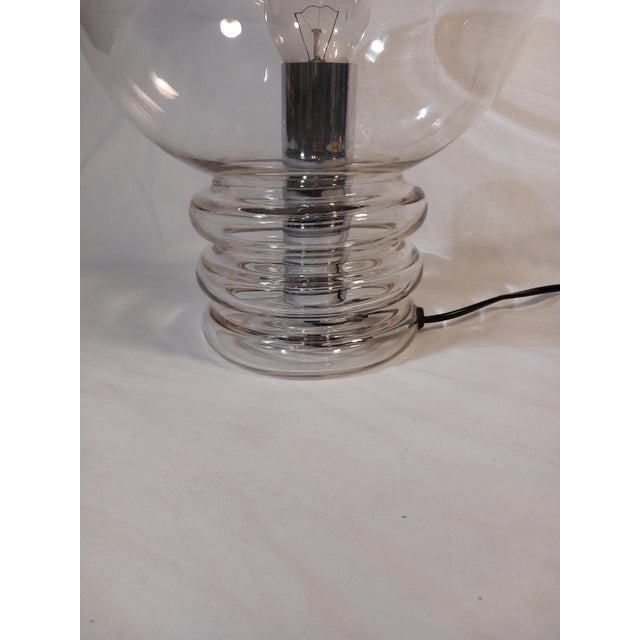 Bulb Moon Table Lamp by Heinrich Grartenbrink for Glashütte Limburg, 1970s For Sale - Image 8 of 12