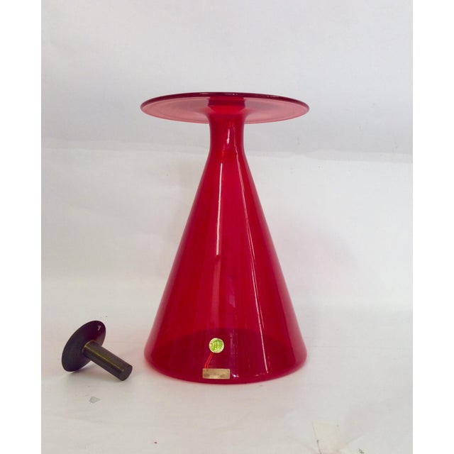 Murano Glass Vase by Gino Vistosi, Italy, 1960s For Sale - Image 6 of 10