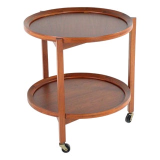 Sika Mobler Trolley with Separate Trays from Sika Møbler, 1960s For Sale