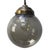 Metal Vintage Dutch Smoked Glass and Brass Pendant Light For Sale - Image 7 of 7
